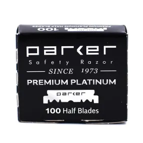 100 Parker Premium Platinum Half Blades