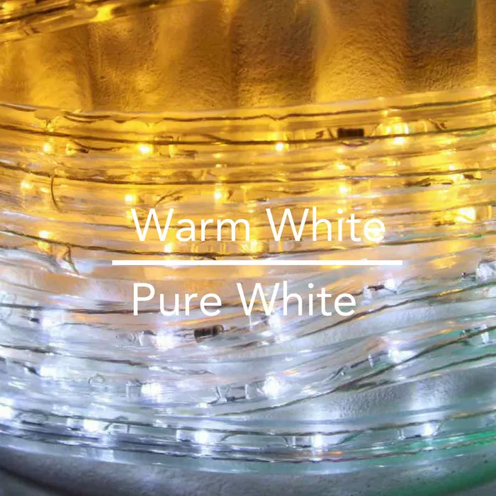 1/2" Warm White LED Rope Lights