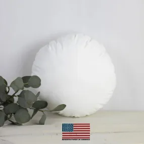 16" | Round Pillows Insert | Indoor Outdoor Hypoallergenic Polyester Pillow Insert | Quality Insert | Round Pillow Form | Round Pillow