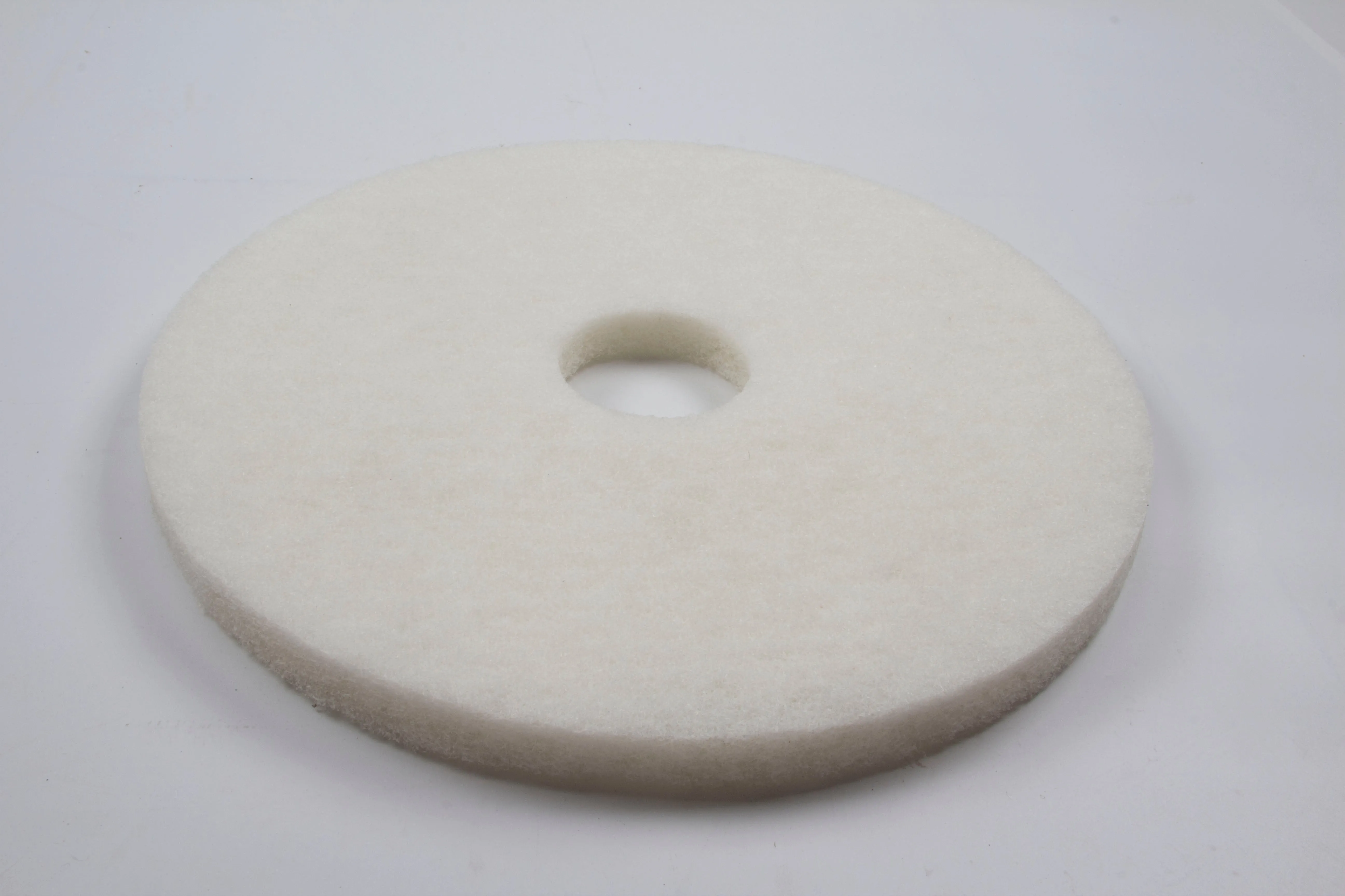 17" White Burnishing Pads for Floor Buffer Machine SM420AC and SM421AC (Pack of 5)