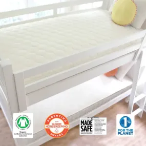 2-in-1 Organic Kids Waterproof Mattress