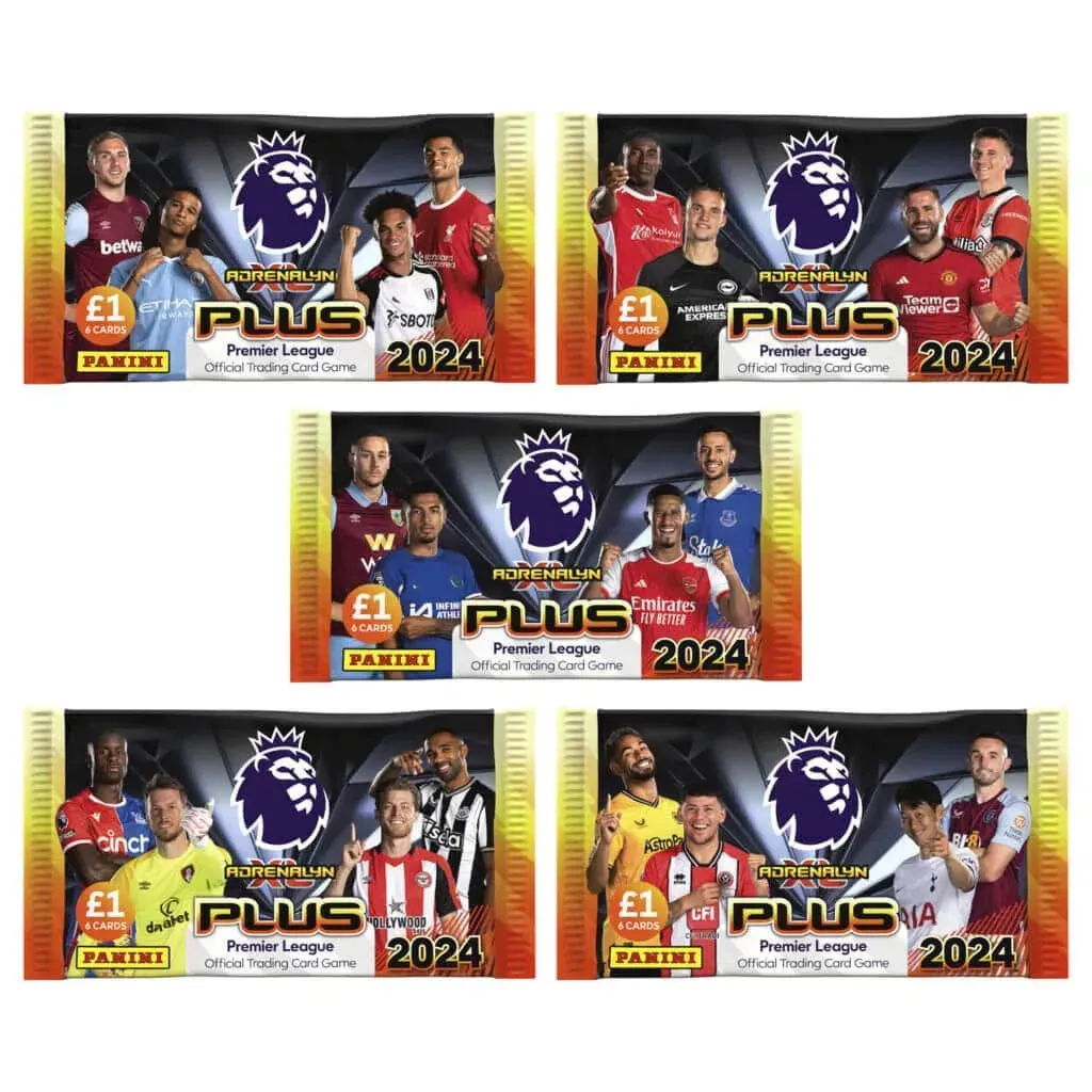 2023-24 Panini Adrenalyn XL Plus Premier League Cards PACK (6 Cards Each)