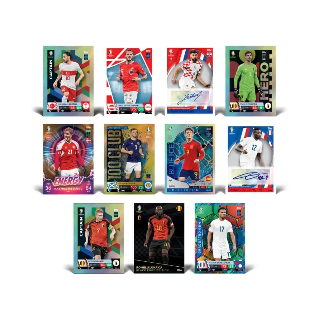 2024 Topps Match Attax UEFA Euro Cards BOX (36 Packs Each)