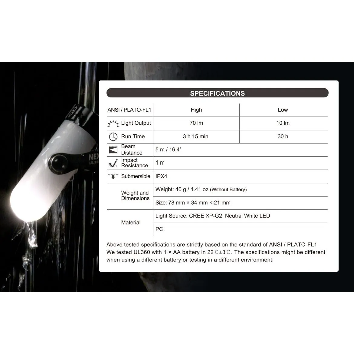 2116       ~ NEXTORCH POCKET LANTERN COMPAC