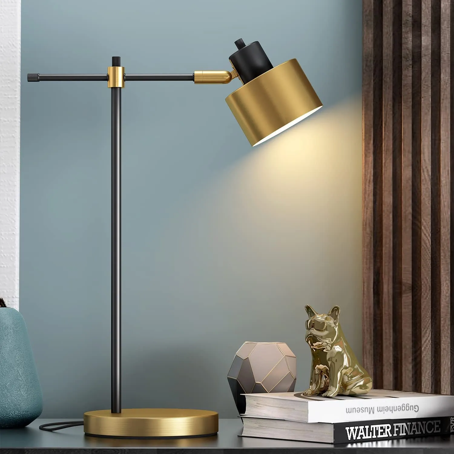 22.25“ Metal Table Light for Office