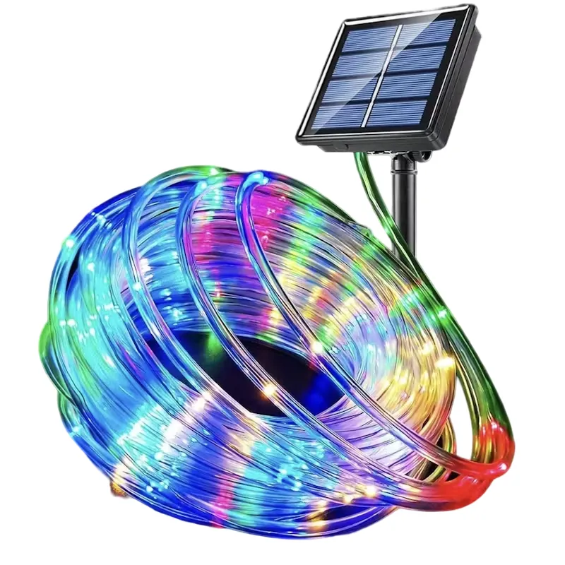 22m Solar Outdoor LED Rope Light