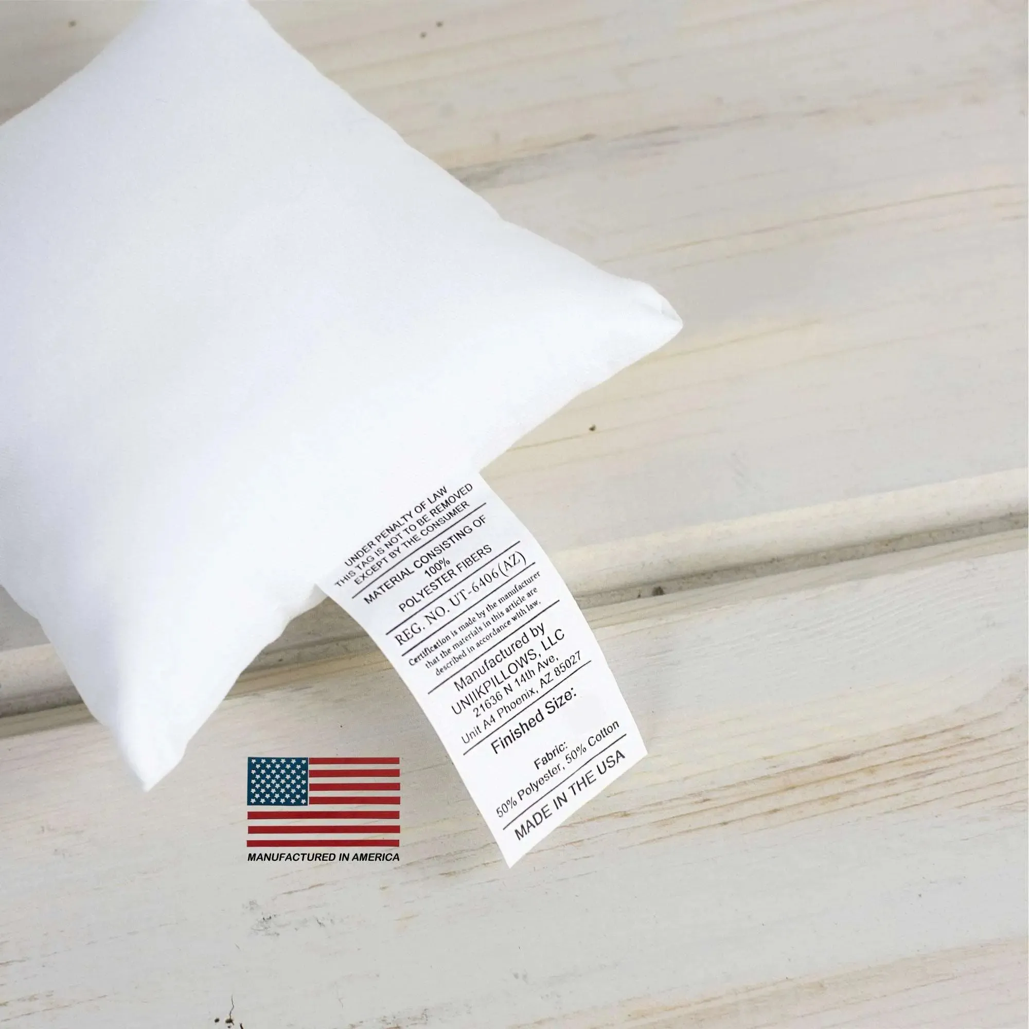 23x23 | Indoor Outdoor Hypoallergenic Polyester Pillow Insert | Quality Insert | Pillow Inners | Throw Pillow Insert | Square Pillow Inserts