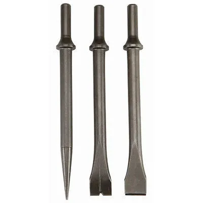 3 Piece Extra Long Air Chisel & Punch Bits