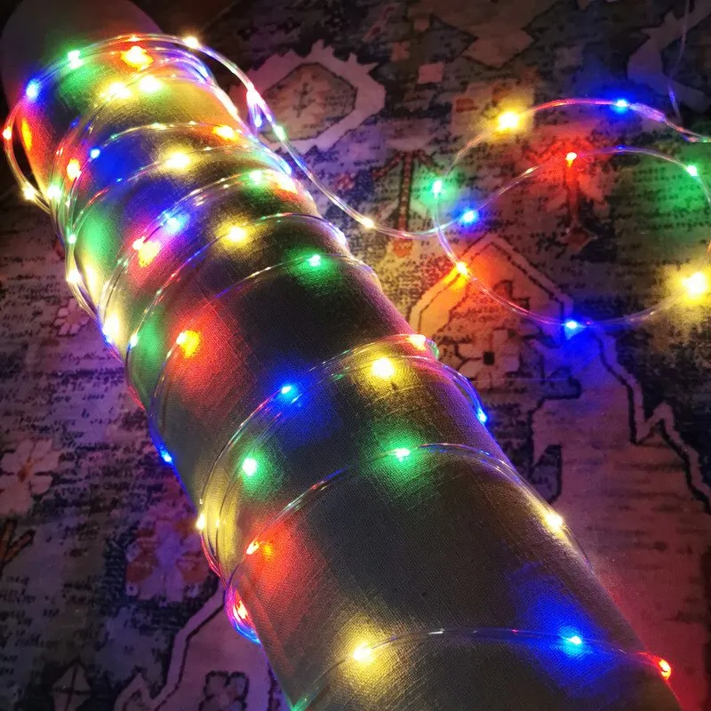 32m 300leds Solar Powered Led Rope Strip Lights Outdoor Waterproof Fairy Garden Garland for Christmas Yard Decoration Lamp