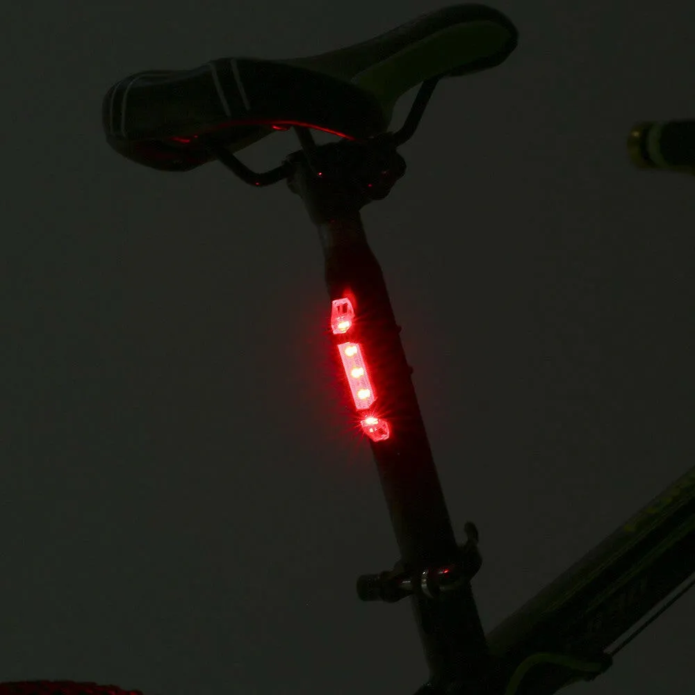 3.7V 0.5W USB Rechargeable LED Bike Light 4 Lighting Modes Bike Tail Light