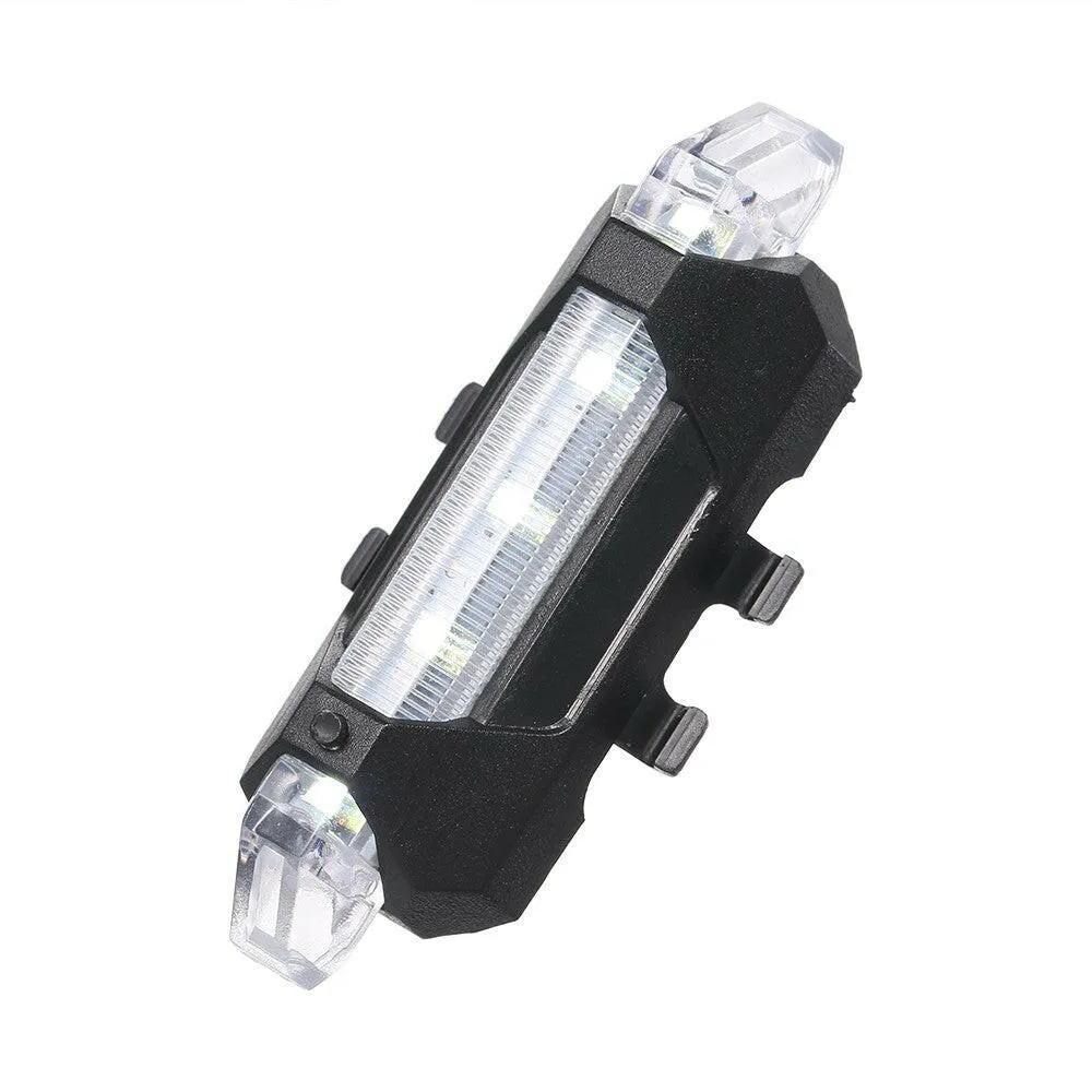 3.7V 0.5W USB Rechargeable LED Bike Light 4 Lighting Modes Bike Tail Light