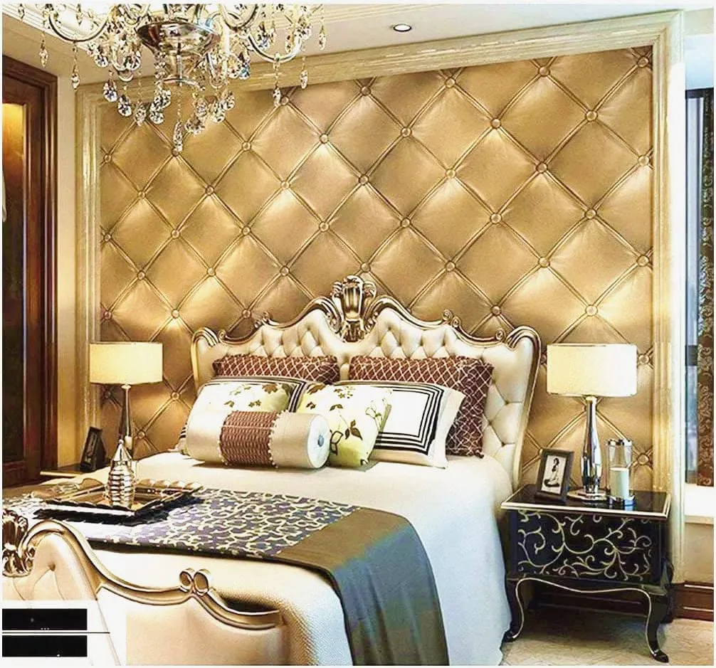 3D Faux Leather Textured Background Wall Pattern 20.8 In32.8 Ft=57 Sq.ft