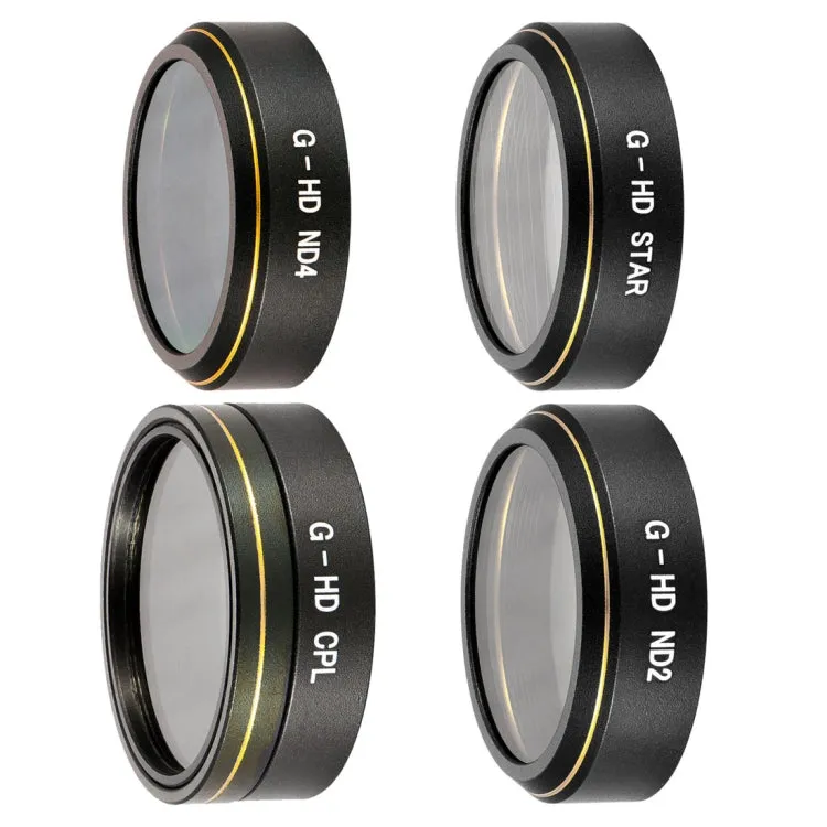 4 in 1 HD Drone Star Effect   ND2   ND4   CPL Lens Filter Kits for DJI Phantom 4 Pro