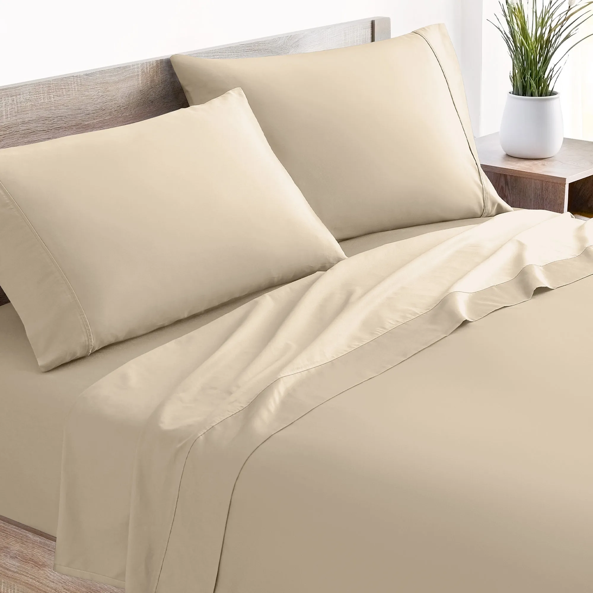 4-Piece Cotton Sheet Set, 400 Thread Count