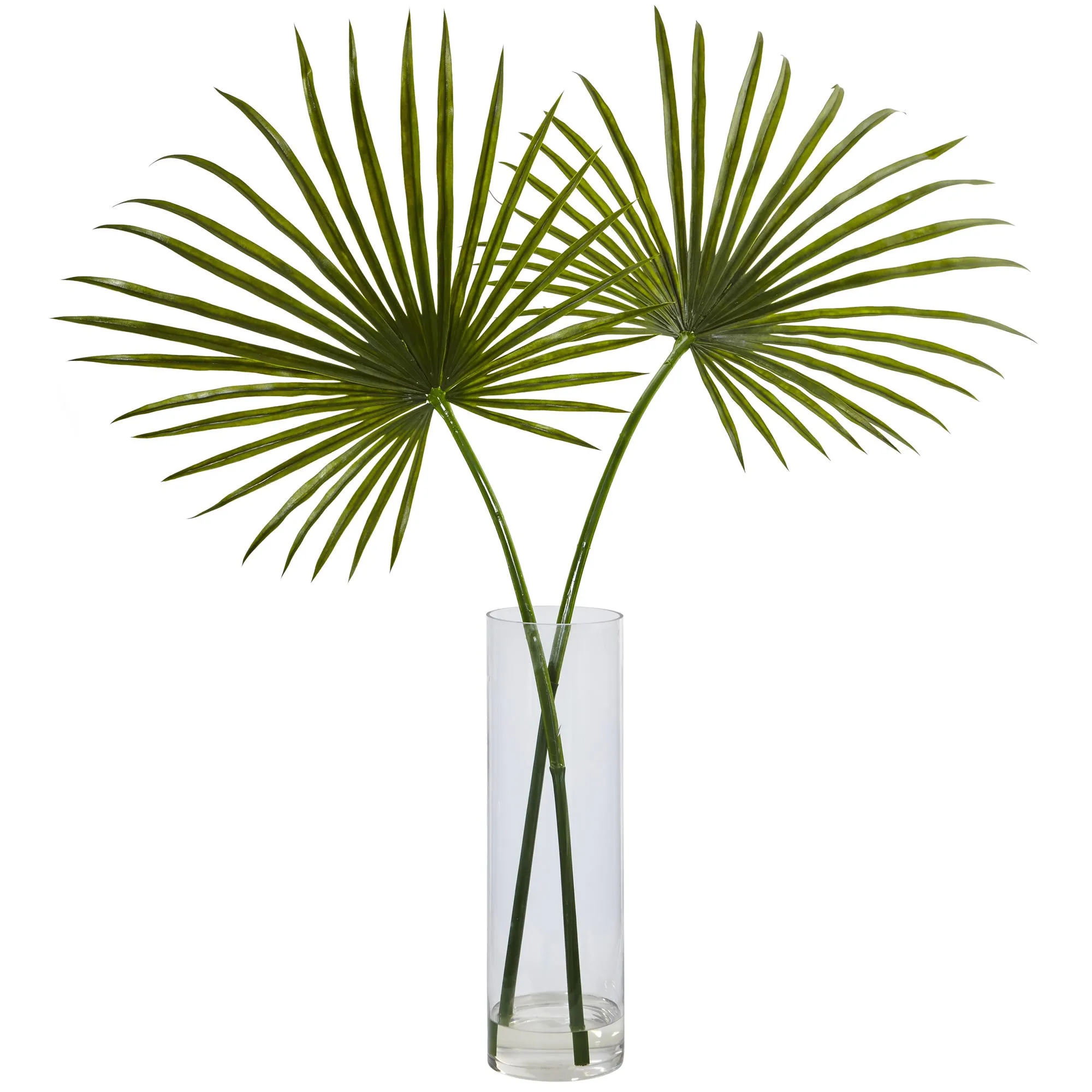 49" Artificial Fan Palm Arrangement - Low Maintenance, Life-Like & Vibrant Silk Plants For Busy People.