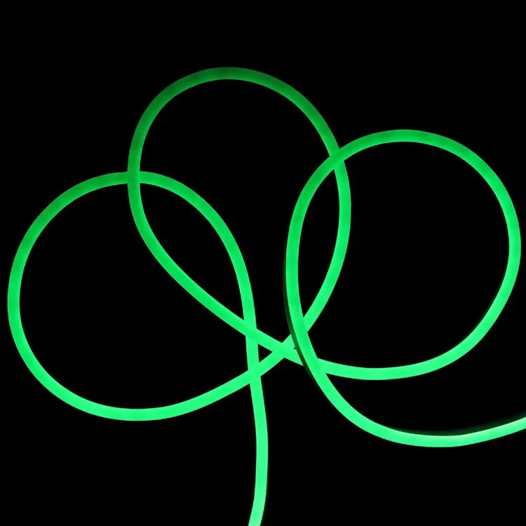 50' Green Neon-Style LED Flexible Christmas Rope Lights