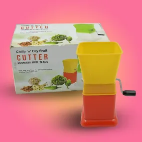 5824 Chilly Cutter Chilly & Dry Fruit Cutter with Stainless Steel Blade, Onion Cutter Chopper, Chilli Cutter, Vegetable Cutter, Mirchi Cutter, Nut Cutter