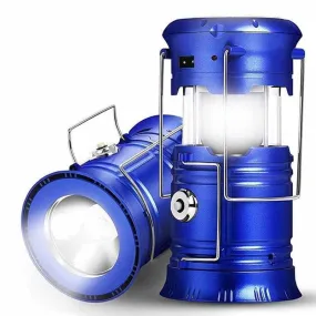 6 LED Collapsible Solar Camping Lantern / Flash Light