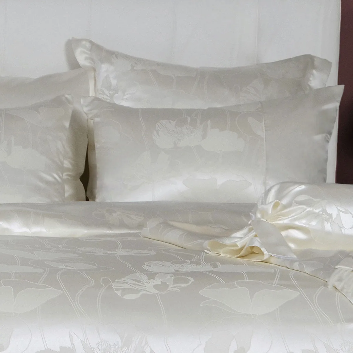 Adele Natural Pure Mulberry Silk Complete Bed Set