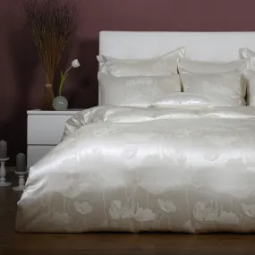 Adele Natural Pure Mulberry Silk Complete Bed Set