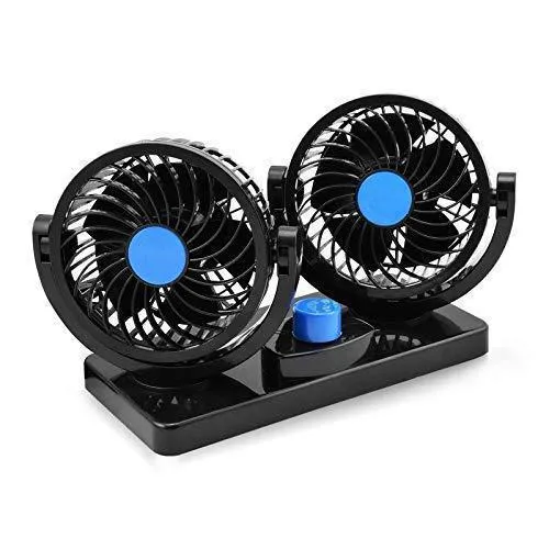 Adjustable Dual Head Car Fan