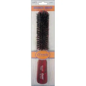 ANNIE SOFT WOODEN 100% BOAR BRISTLE BRUSH