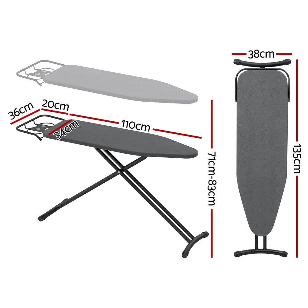 Artiss Ironing Board Foldable Iron Rest Black