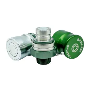 BANLAW Green Size 5 Fluid Transfer Flush Face