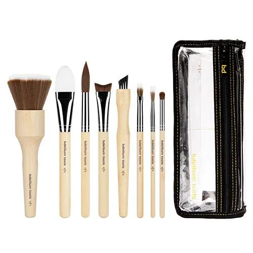 Bdellium SFX 8pc Brush Set with Double Pouch (3 rd Collection)