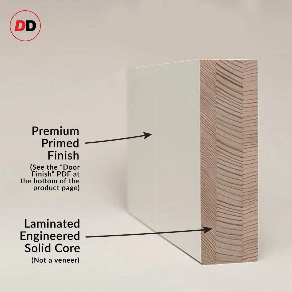 Bespoke Handmade Eco-Urban® Baltimore 1 Panel Single Evokit Pocket Door DD6301 - Colour Options