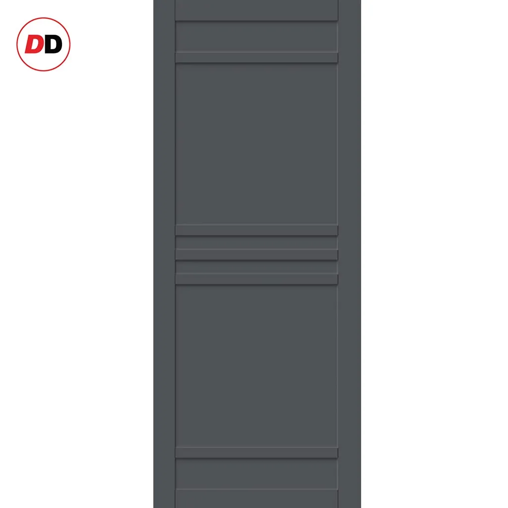 Bespoke Handmade Eco-Urban® Colorado 6 Panel Double Evokit Pocket Door DD6436 - Colour Options