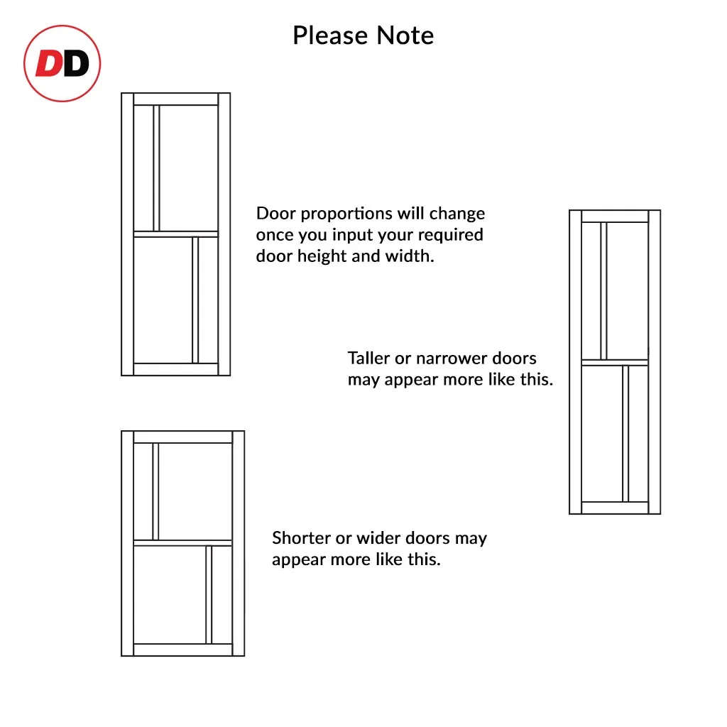 Bespoke Handmade Eco-Urban® Hampton 4 Panel Single Evokit Pocket Door DD6413 - Colour Options