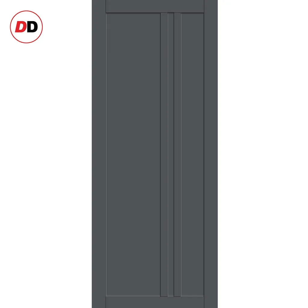 Bespoke Handmade Eco-Urban® Melville 3 Panel Single Evokit Pocket Door DD6409 - Colour Options