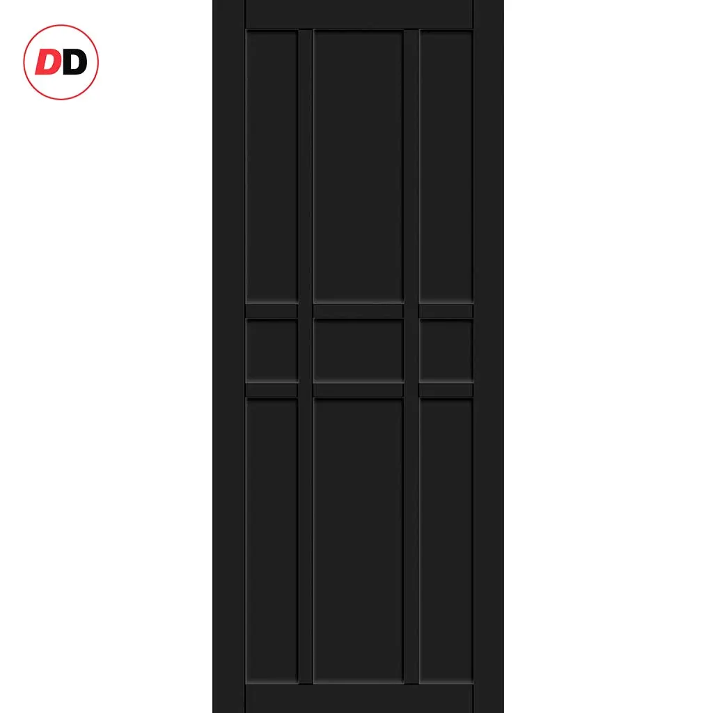 Bespoke Handmade Eco-Urban® Tromso 9 Panel Single Evokit Pocket Door DD6402 - Colour Options