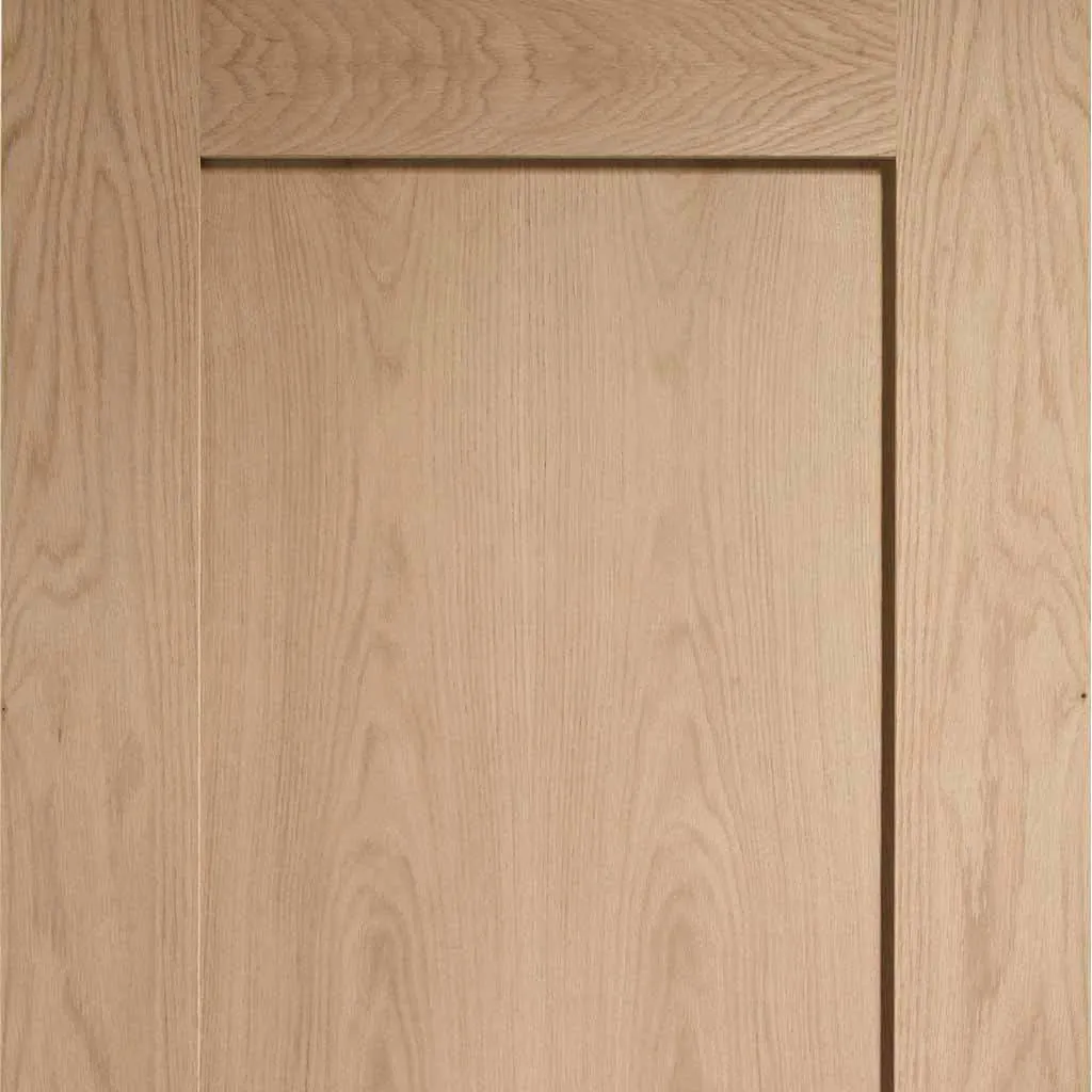 Bespoke P10 Oak 1 Panel 4 Door Maximal Wardrobe and Frame Kit - Prefinished