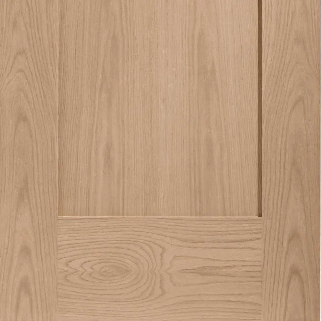 Bespoke P10 Oak 1 Panel 4 Door Maximal Wardrobe and Frame Kit - Prefinished