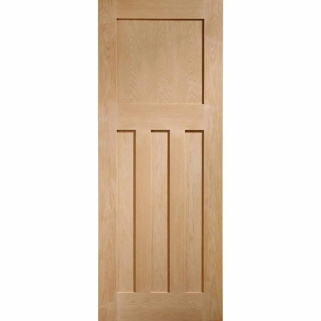 Bespoke Pass-Easi DX 1930'S Oak - 4 Sliding Doors and Frame Kit - Prefinished