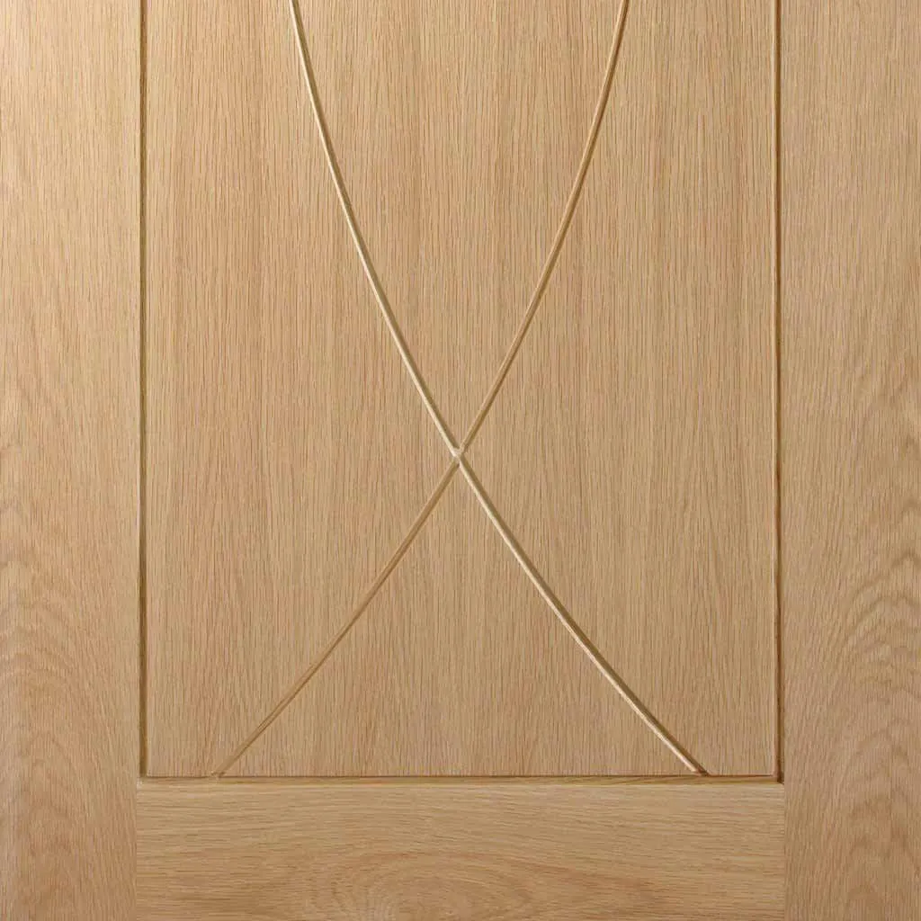 Bespoke Pass-Easi Pesaro Oak Flush - 3 Sliding Doors and Frame Kit