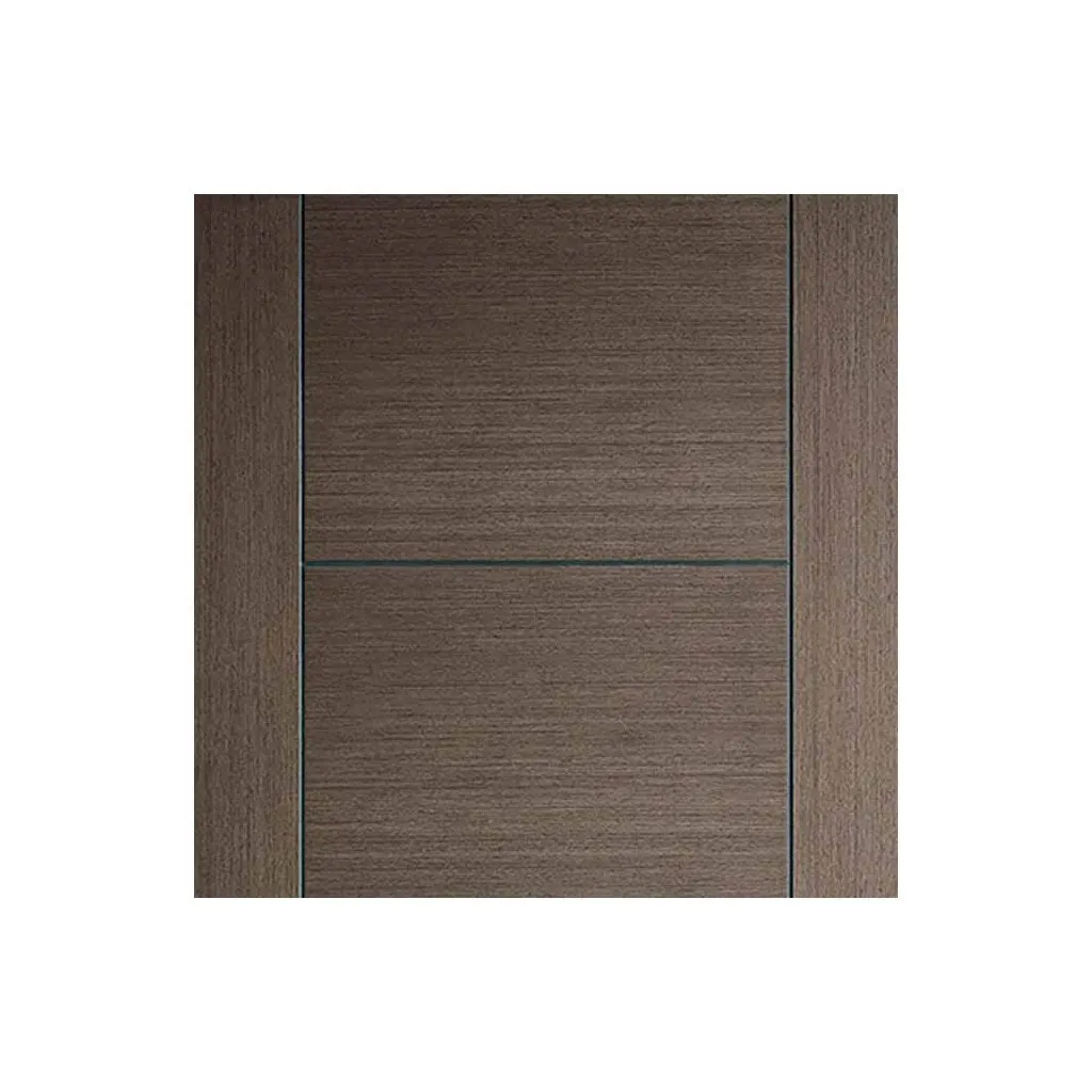 Bespoke Pass-Easi Vancouver Chocolate Grey Door - 2 Sliding Doors and Frame Kit - Prefinished