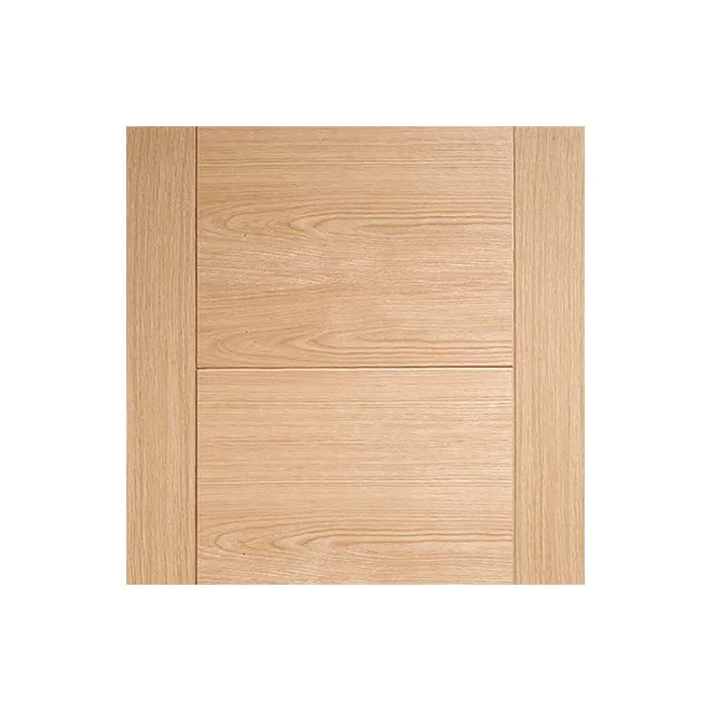 Bespoke Pass-Easi Vancouver Oak 5P Flush Door - 4 Sliding Doors and Frame Kit - Prefinished