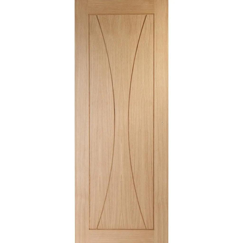 Bespoke Pass-Easi Verona Oak Flush - 2 Sliding Doors and Frame Kit - Prefinished