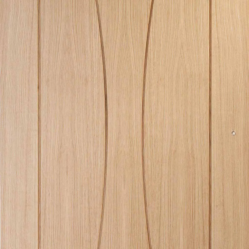 Bespoke Pass-Easi Verona Oak Flush - 2 Sliding Doors and Frame Kit - Prefinished