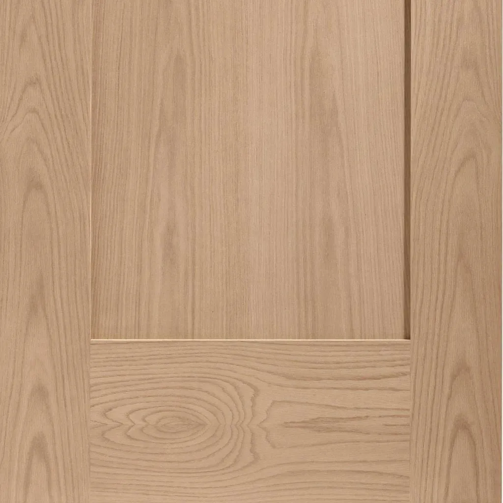 Bespoke Pattern 10 Oak 1 Panel Single Pocket Door