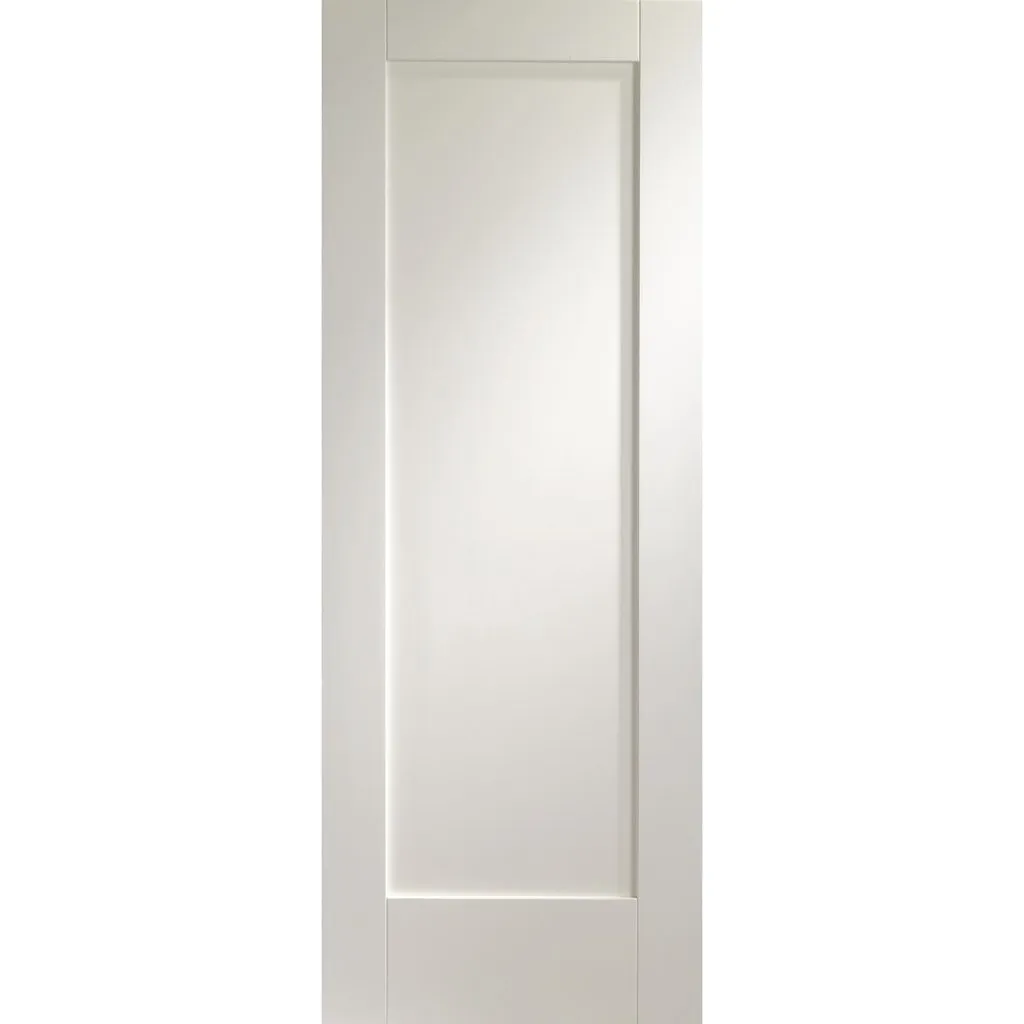 Bespoke Pattern 10 Style Panel White Primed Double Frameless Pocket Door