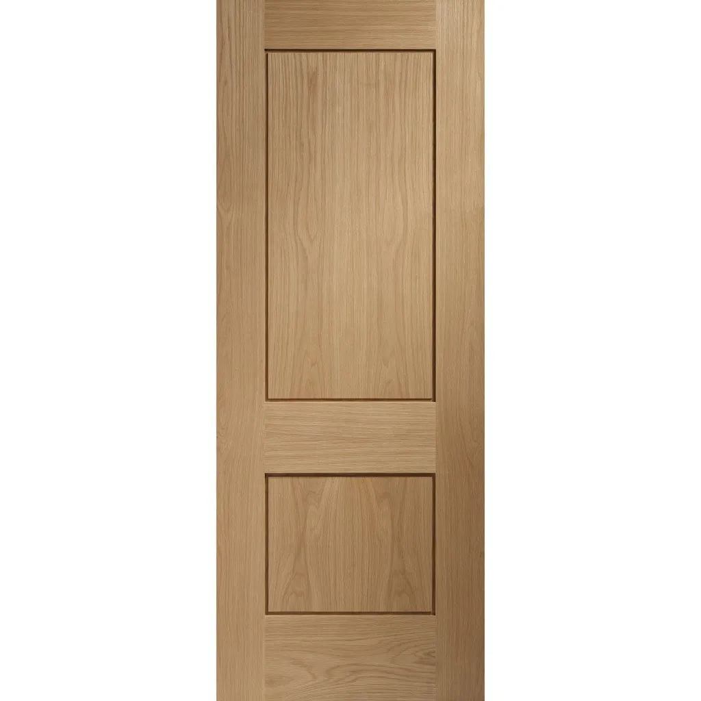 Bespoke Piacenza Oak 2 Panel Flush 4 Door Maximal Wardrobe and Frame Kit - Groove Design