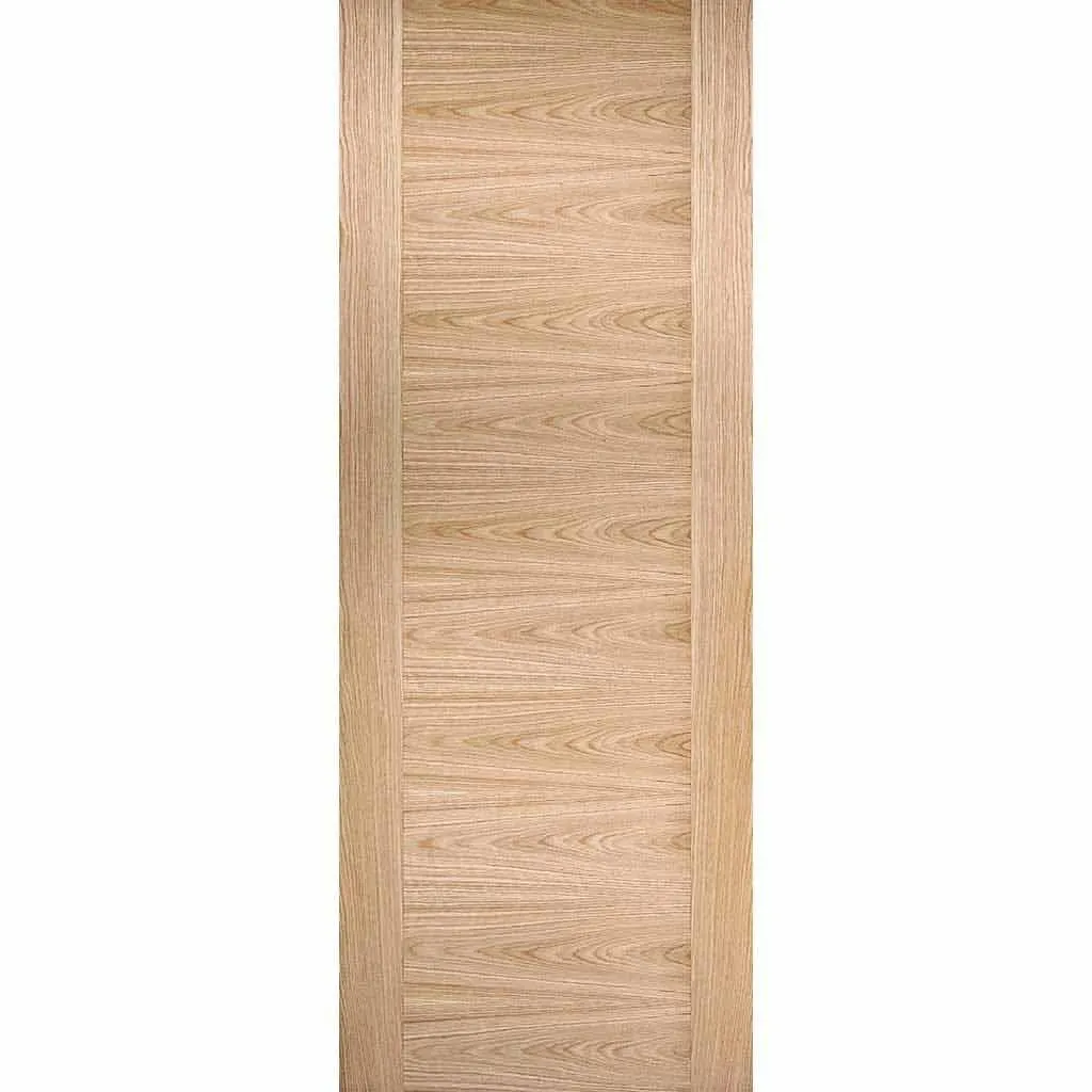 Bespoke Sofia Oak Flush Door - 3 Door Maximal Wardrobe and Frame Kit - Prefinished