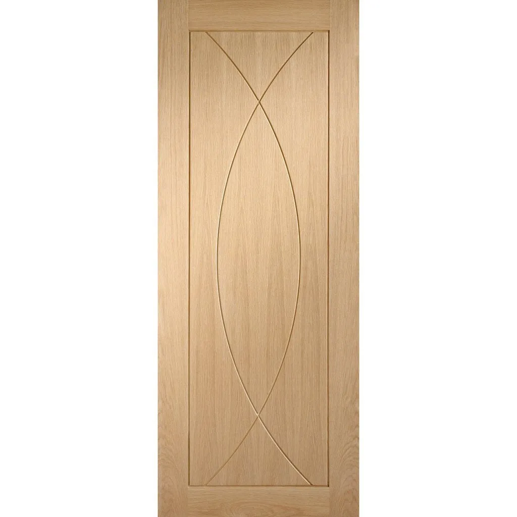 Bespoke Thrufold Pesaro Oak Flush Folding 2 1 Door - Prefinished