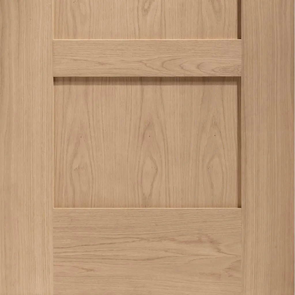 Bespoke Thruslide Surface Shaker Oak 4 Panel - Sliding Door and Track Kit