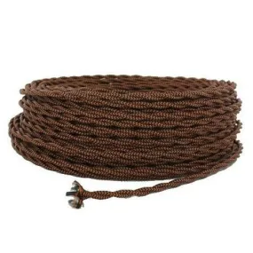 Black & Copper Twisted Wire - Per ft. - 18 AWG