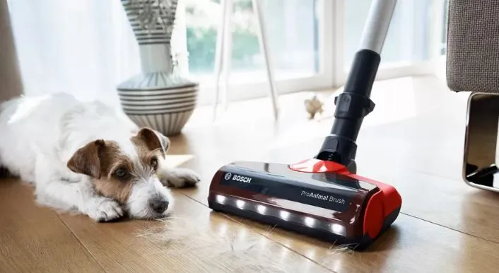 BOSCH BCS711PET Rechargeable vacuum cleaner Unlimited 7 ProAnimal Red